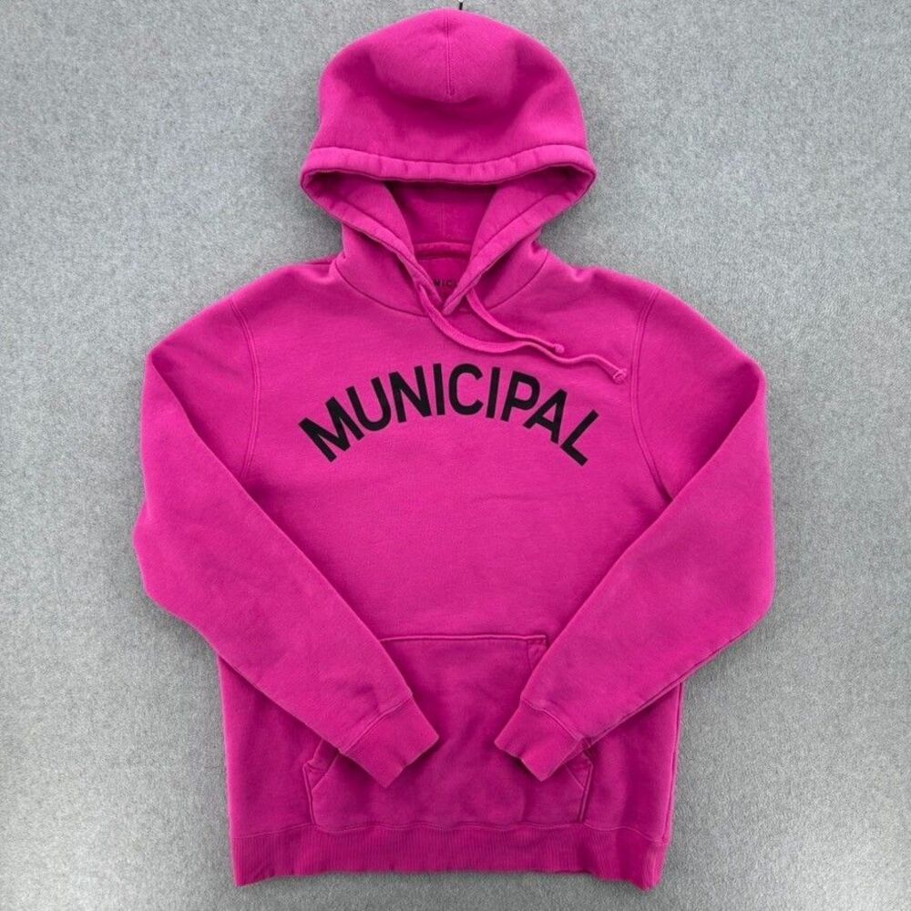 Municipal Sports Utility Origin 300 Hoodie - Magenta / Black - MENS Sz Large